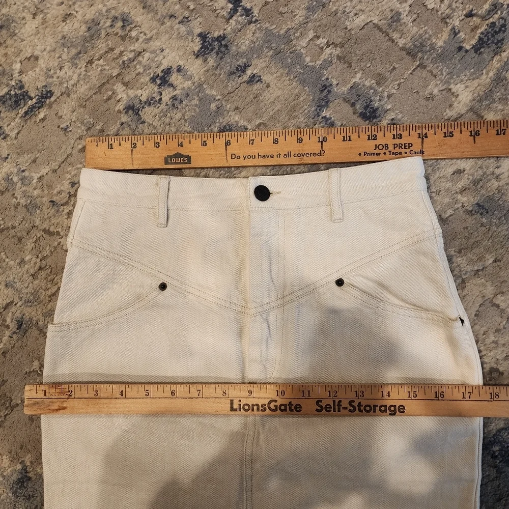 Isabel Marant Off White Denim Skirt Size 38 (Size 6) 100%‎ Cotton